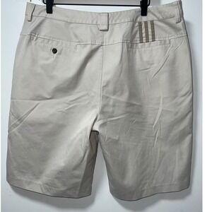 Adidas Mens Golf Shorts, Beige, Flat Front ClimaLite, Size 36
